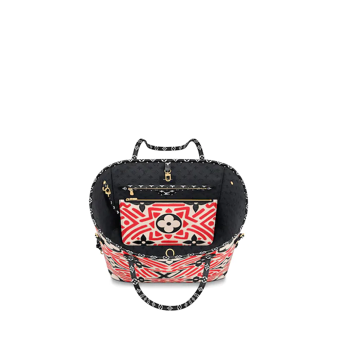 LV CRAFTY NEVERFULL MMトートバッグ