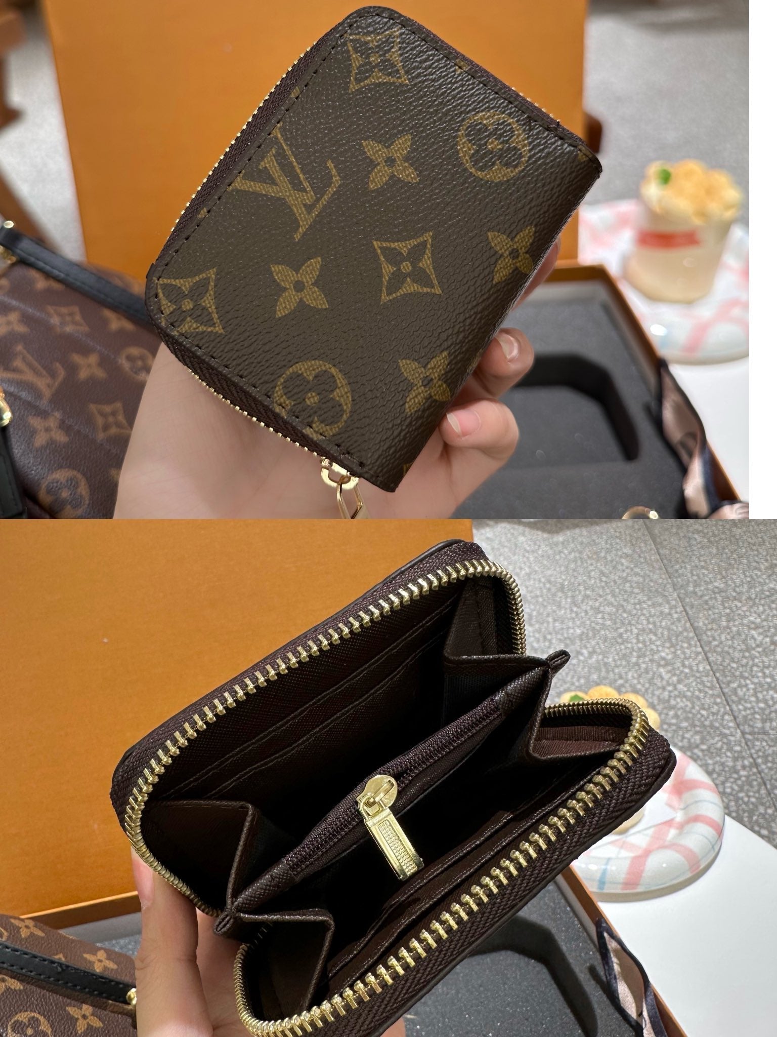 [LV麻雀バッグ➕口紅バッグペンダント➕財布➕ショルダーストラップ2本]