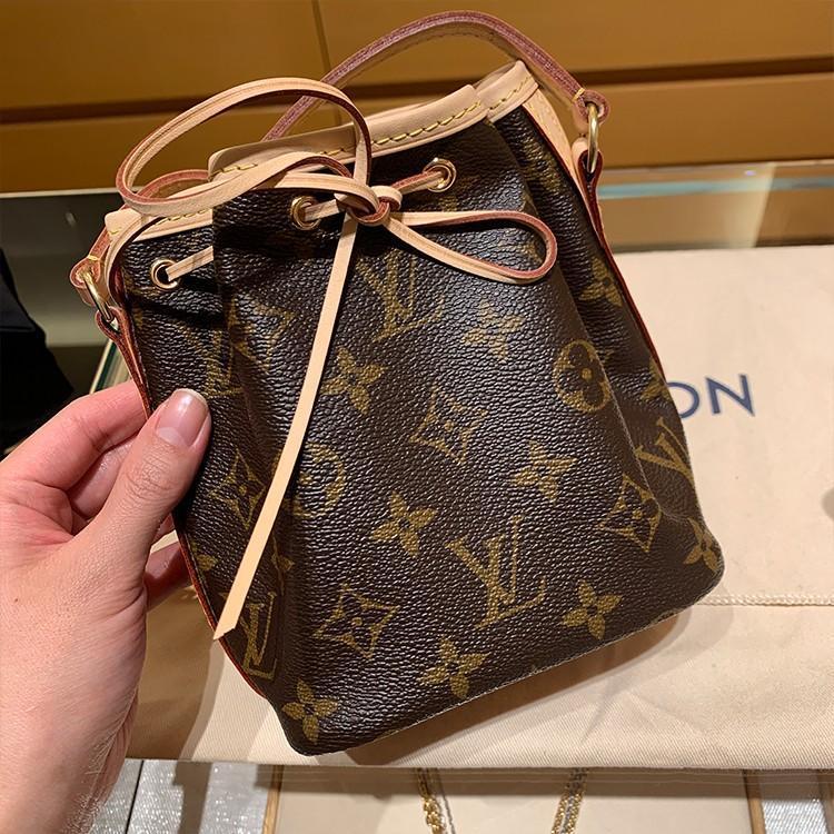 LOUIS VUITTON★ ナノ・ノエ ミニバッグ モノグラ