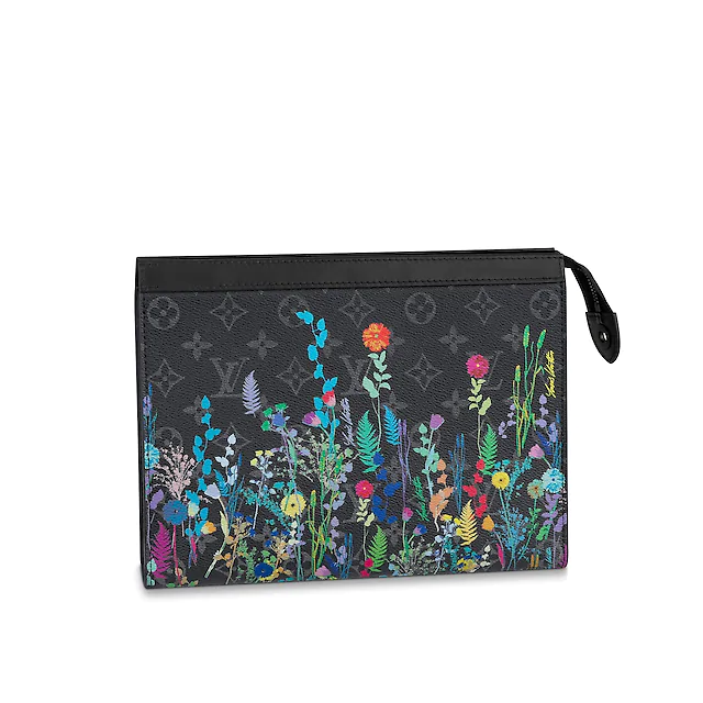 Pochette Voyage MMクラッチモノグラムエクリプスキャンバスクラッチ