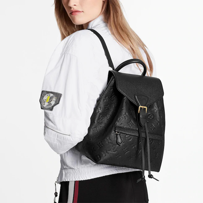 Louis Vuitton Monogram Empreinteエンボス加工レザークラシックモンスリーバックパック