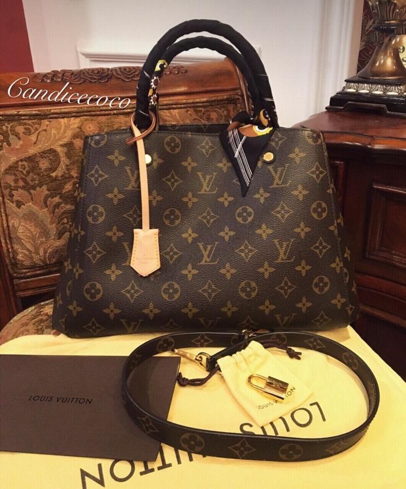 LV（ルイヴィトン）  MONTAIGNEミディアムハンドバッグ M41056