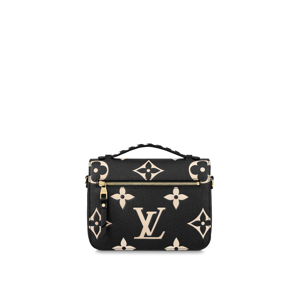 LV CRAFTY POCHETTEメティス型押しレザーハンドバッグ